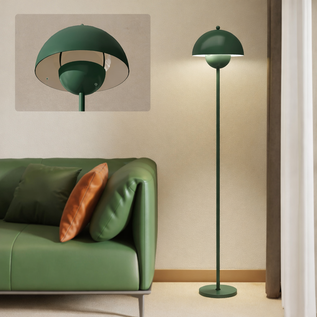 Skalenförmige Stehlampe im Retrodesign – 155 cm