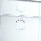 Willow 250L Frost Free Freestanding Retro Fridge Freezer