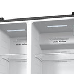 Fridgemaster Freestanding American Side by side Door Fridge Freezer