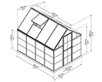 Palram aluminium greenhouse