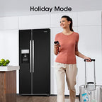 Hisense Freestanding Side-by-Side Door American Fridge Freezer