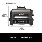 Ninja OG850UK Woodfire Pro XL Electric BBQ Grill & Smoker