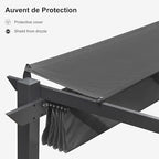 PURPLE LEAF 3 X 4 M Metal Pergola