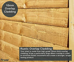POWER High Grade Premium Apex Overlap Wooden Shed