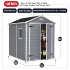 SPIG9 Keter Manor Outdoor Shed
