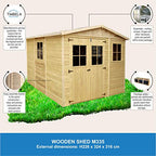 Wooden Garden Shed - Apex Shiplap Wooden Shed