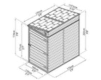 Palram SkyLight Lean-To Shed