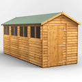 POWER High Grade Premium Apex Overlap Garden Wooden Shed