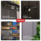 Keter Artisan 9x7 Foot Large Outdoor Shed with Floor