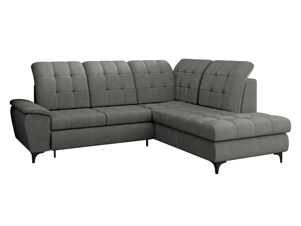 Mirjan24 Ferulk Ecksofa mit Schlaffunktion und Bettkasten – L-Form Schlafsofa 4-Sitzer Wohnzimmer Couch Modern