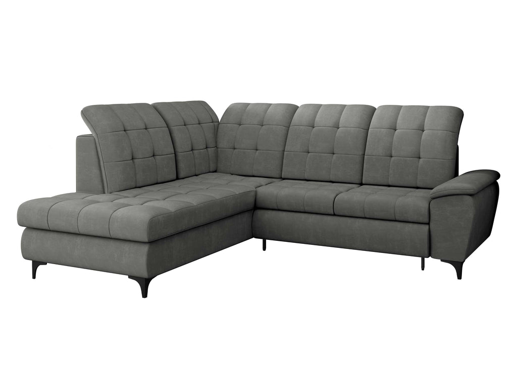 Mirjan24 Ferulk Ecksofa mit Schlaffunktion und Bettkasten – L-Form Schlafsofa 4-Sitzer Wohnzimmer Couch Modern