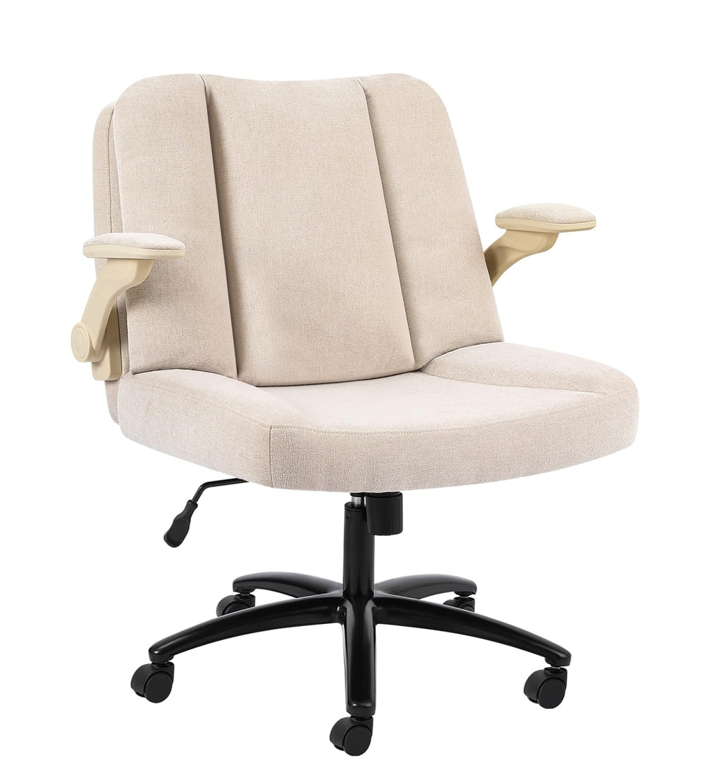Pipersong ADHS Stuhl ergonomisch mit verstellbaren Armlehnen – Criss Cross Schreibtischstuhl mit Fußstütze & Rollen