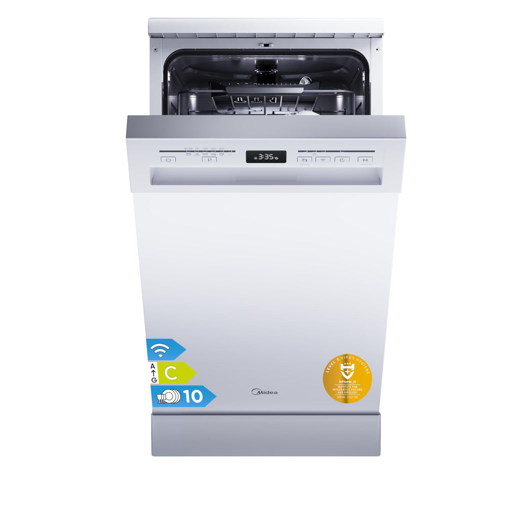Midea Geschirrspüler Unterbau 60cm Spülmaschine Einbau 14 Maßgedecke EEK C