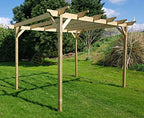 Wooden pergola kit - Sculpted design rafters