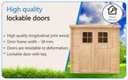 Wooden Garden Shed- Pent Shiplap Wooden Shed