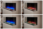 Endeavour Fires 48''/1230mm Rosedale 3D Media Wall Inset Electric Fireplace