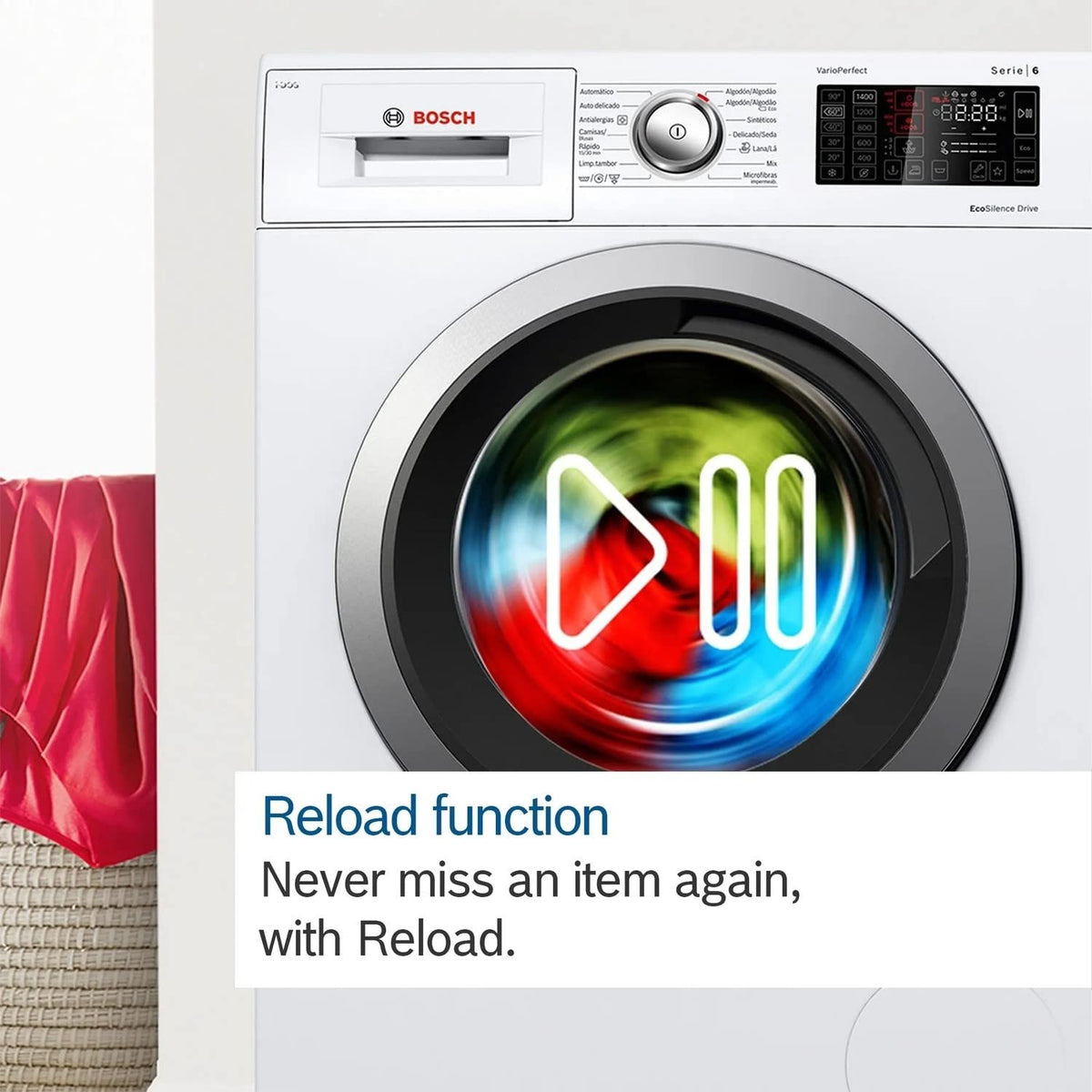 Bosch  Washing Machine 9kg Capacity