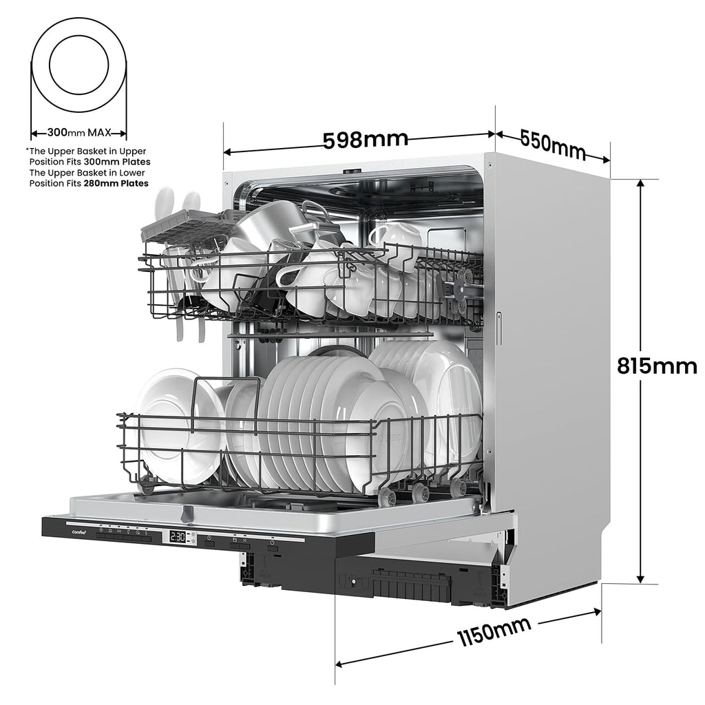 COMFEE'  Fully Integrated Dishwasher