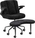 Pipersong ADHS Stuhl ergonomisch mit verstellbaren Armlehnen – Criss Cross Schreibtischstuhl mit Fußstütze & Rollen