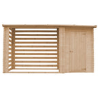 Wooden Garden Shed and Log shed
