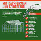 GARDEBRUK® 'Sunlight' Aluminium Greenhouse