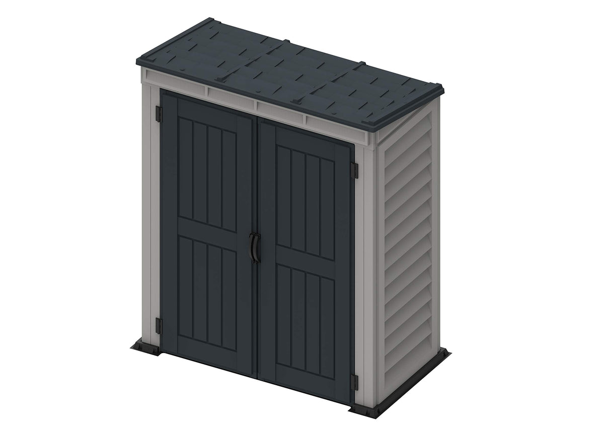 Duramax YardMate Pent Roof 5 x 3 PLUS Plastic Garden Shed