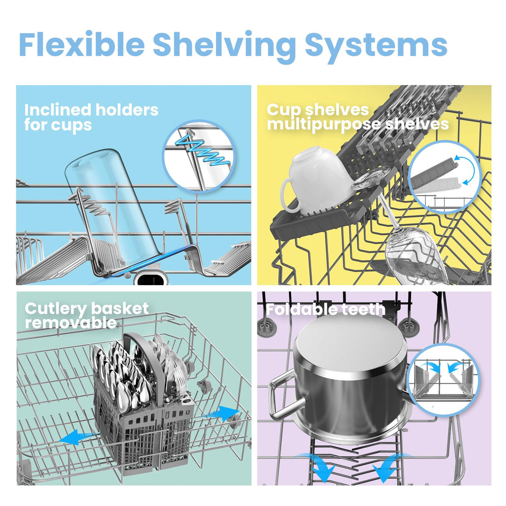 COMFEE'  Fully Integrated Dishwasher