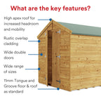 BillyOh Keeper Overlap Garden Shed