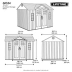 Lifetime Outdoor Storage Shed