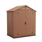Keter Darwin Outdoor Apex Double Door Garden Storage Shed