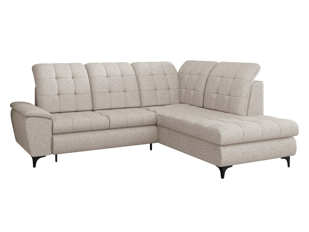 Mirjan24 Ferulk Ecksofa mit Schlaffunktion und Bettkasten – L-Form Schlafsofa 4-Sitzer Wohnzimmer Couch Modern
