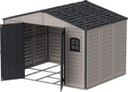 Duramax WoodBridge II PLUS 10.5 x 8 Plastic Garden Shed