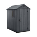 Keter Darwin Outdoor Apex Single Door Garden Storage Shed