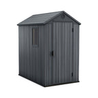 Keter Darwin Outdoor Apex Single Door Garden Storage Shed