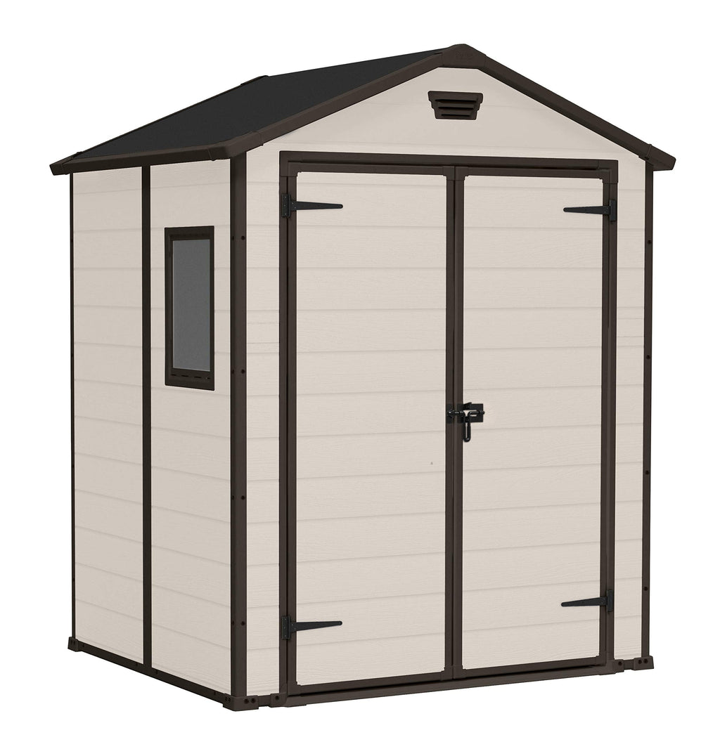 Keter Manor Outdoor Apex Double Door Garden Storage Shed