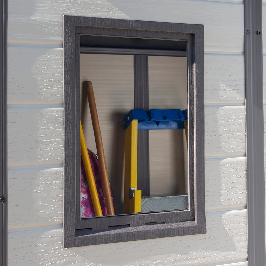 Keter Manor Outdoor Pent Single Door Garden Storage Shed