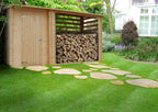 Wooden Garden Shed and Log shed