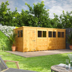 POWER High Grade Premium Pent Garden Wooden Shed