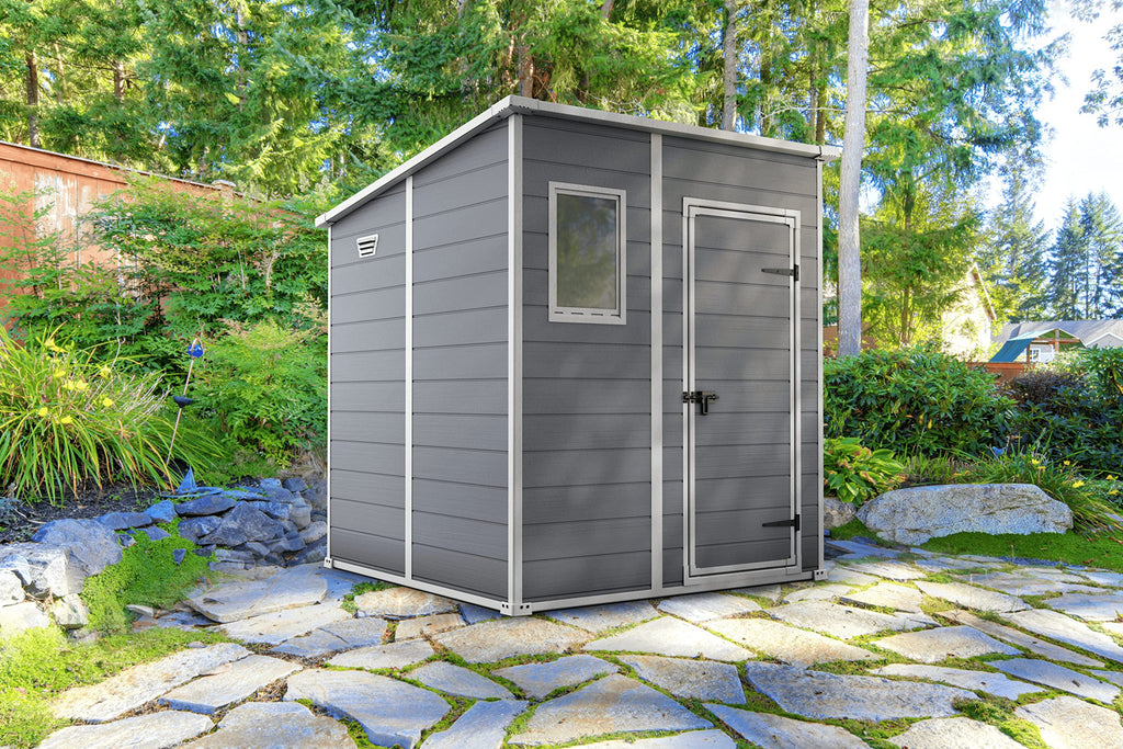 Keter Manor Pent Garden Storage Shed 6 x 6 feet