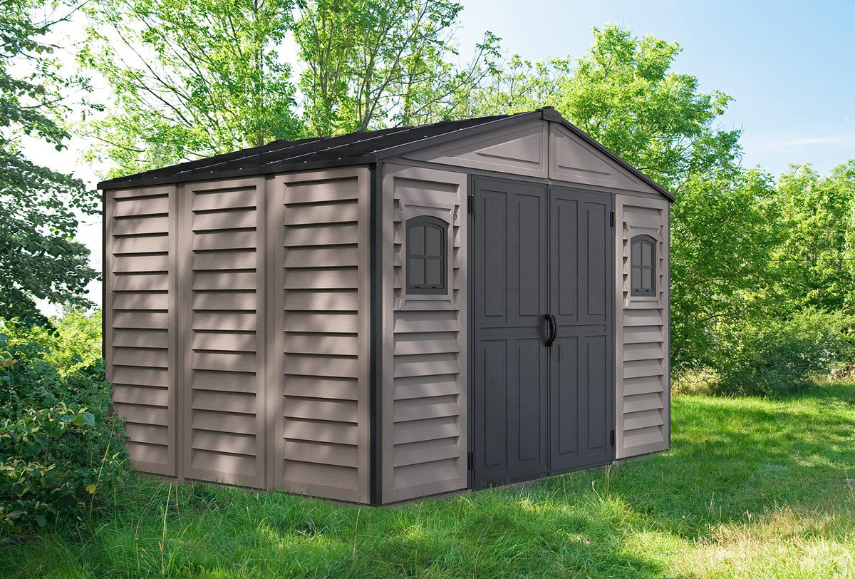 Duramax WoodBridge II PLUS 10.5 x 8 Plastic Garden Shed