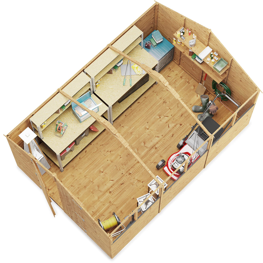 BillyOh Keeper Overlap Garden Shed