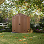 Keter Darwin Outdoor Apex Double Door Garden Storage Shed