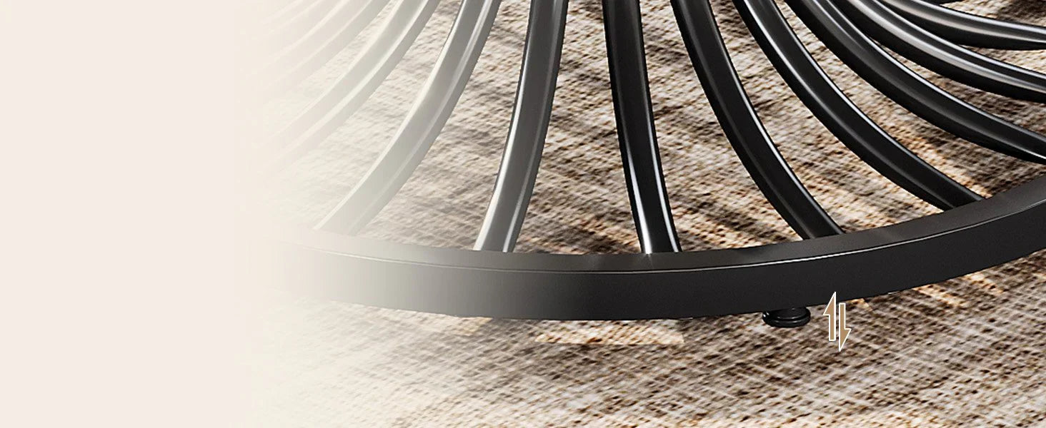Stilvoller Runder Couchtisch – Spiralformiges Stahlgestell – Ø80 cm